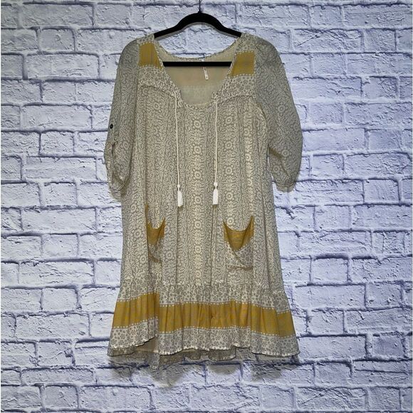 Free People Penny Lane Mini Dress in Swan Combo - Picture 8 of 16